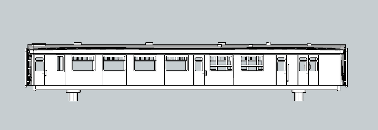 (image for) SR Bulleid BRCW Semi-Open Brake Third - d2125